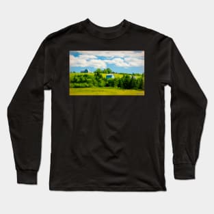 Country Farm in Nova Scotia Long Sleeve T-Shirt